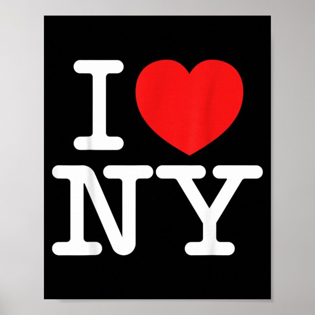 Affiche Cadeau de la skyline de New York Big State Souveni (Devant)