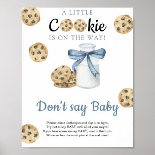 Affiche Cadeau de lait pour bébé Ne dites pas bébé