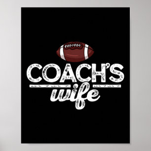 Affiche Cadeau de l'entraîneur de football