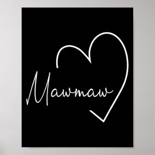 Affiche Cadeau de Mamie pour femmes Noël Fête des Mères