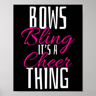 Affiche Cadeau de meneuse de claque Cheerleading