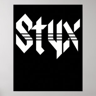 Affiche Cadeau De Musique Du Groupe Styx Hommage Design