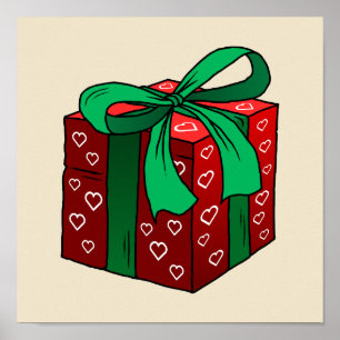 Affiche Cadeau de Noël