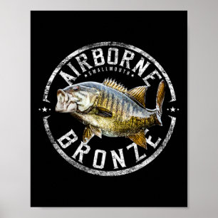 Affiche Cadeau de pêche à la petite bouche Byss pour homme