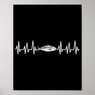 Affiche Cadeau de pêche hommes femmes canne appât pêcheur
