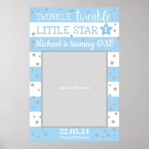 Affiche Cadeau de Photo Anniversaire Scintille Scintille P