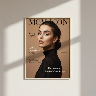 Affiche Cadeau de photo de couverture de magazine personna