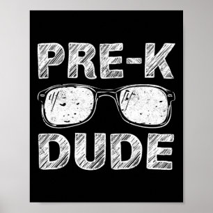 Affiche Cadeau de premier jour d'école maternelle pour gar