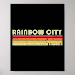 Affiche Cadeau de racines de maison de ville drôle de Rain