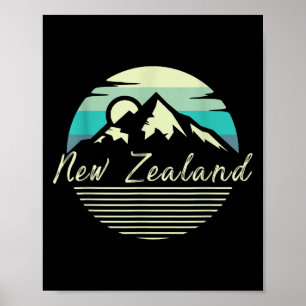 Affiche Cadeau de rugby Kiwi Nouvelle-Zélande