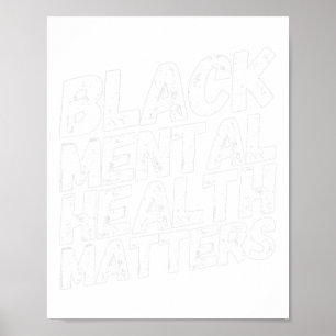 Affiche Cadeau de thérapie pour problèmes de santé mentale