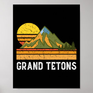 Affiche Cadeau de vacances à la montagne - Randonnée d'esc