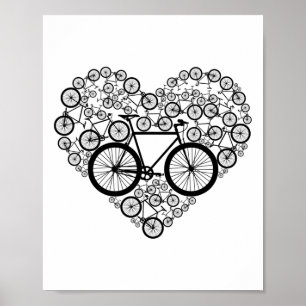 Affiche Cadeau de vélo de montagne drôle pour hommes femme