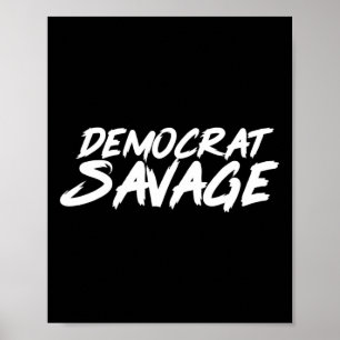 Affiche Cadeau Démocrate Sauvage Impeach Trump Présidentie