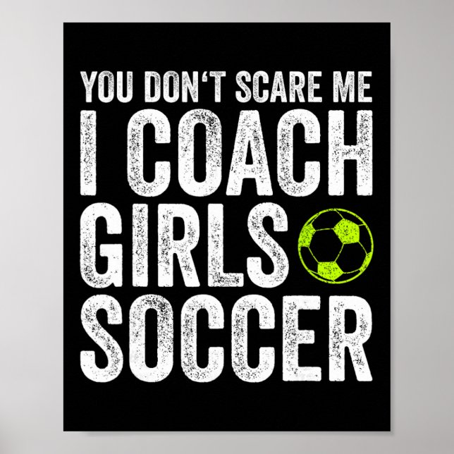 Affiche Cadeau d'entraîneurs Vous ne me faites pas peur, j (Devant)