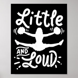 Affiche Cadeau d'équipe de meneuse de claque petite et bru