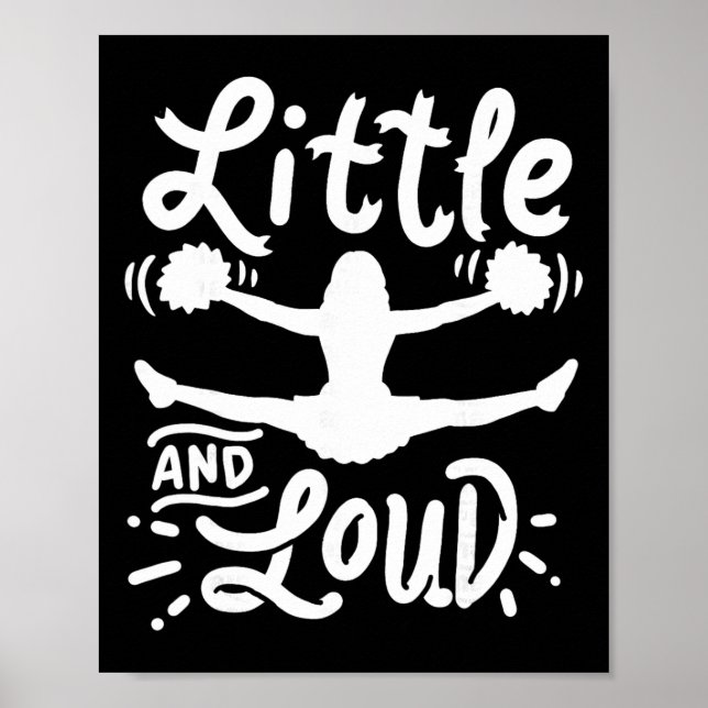 Affiche Cadeau d'équipe de meneuse de claque petite et bru (Devant)