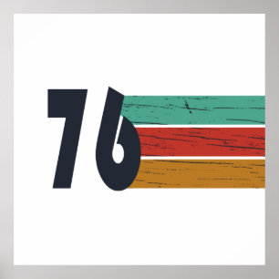 Affiche Cadeau des 50 ans pour personnes nées en 1976