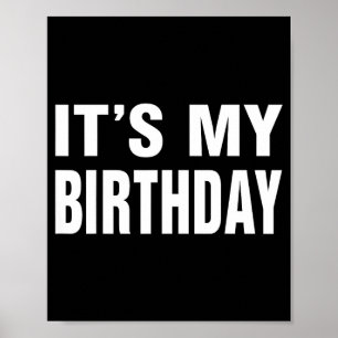 Affiche Cadeau drôle d'anniversaire pour garçons filles en