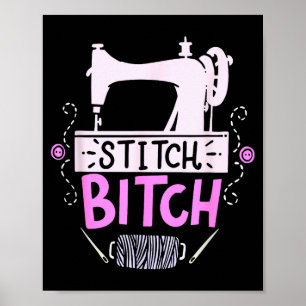 Affiche Cadeau drôle de couture et de patchwork