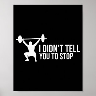 Affiche Cadeau drôle de dicton d'entraîneur personnel Gym