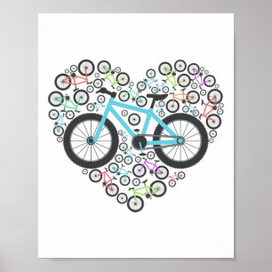 Affiche Cadeau drôle de vélo tout terrain pour hommes femm