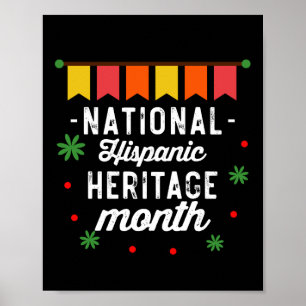 Affiche Cadeau drôle du Mois du patrimoine hispanique nati