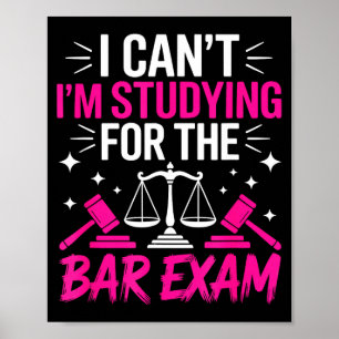 Affiche Cadeau drôle pour étudiant en droit - Impossible d