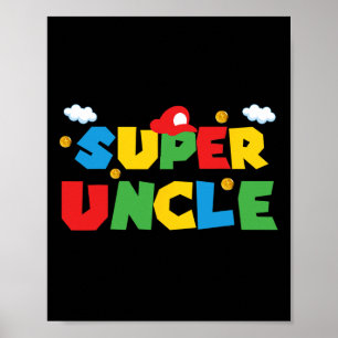 Affiche Cadeau fête des pères Oncle Cadeau De Niece Nephew