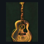 Affiche cadeau guitariste cool<br><div class="desc">Cette oeuvre de guitare vintage est adaptée aux joueurs de guitare qui aiment jouer de la guitare. elle peut être offerte en cadeau à un petit ami, une petite amie, ou un papa pour un anniversaire, une fête des pères ou une Saint-Valentin. Le design rétro présente un cadeau de guitariste...</div>