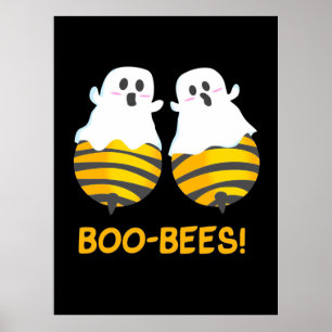 Affiche Cadeau Halloween Boo Bees