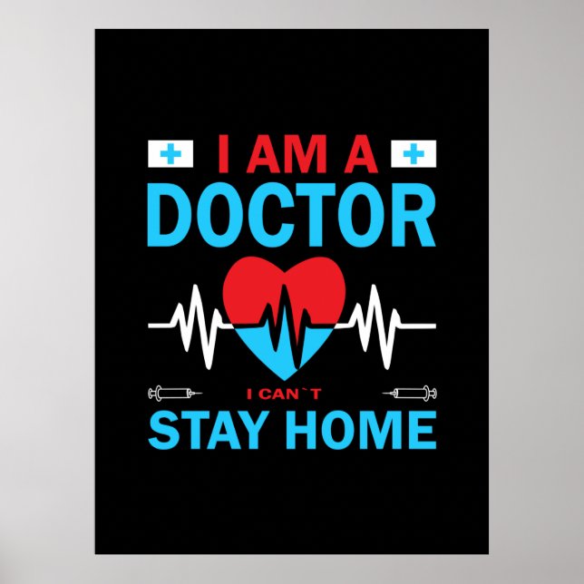 Affiche Cadeau infirmière | Infirmière Je Ne Peux Pas Rest (Devant)