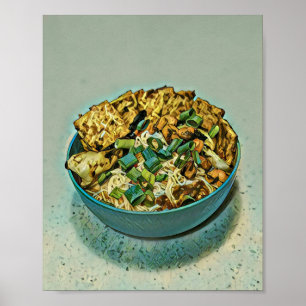 Affiche Cadeau Japonais Amateurs de nourriture