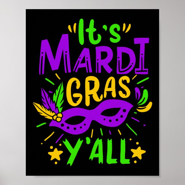 Affiche Cadeau Mardi Gras (Devant)