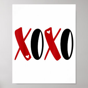 Affiche Cadeau mignon Xoxo T Shirt Tee Saint-Valentin Vale