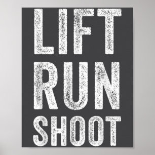 Affiche Cadeau motivationnel de fitness - Levage Exécution