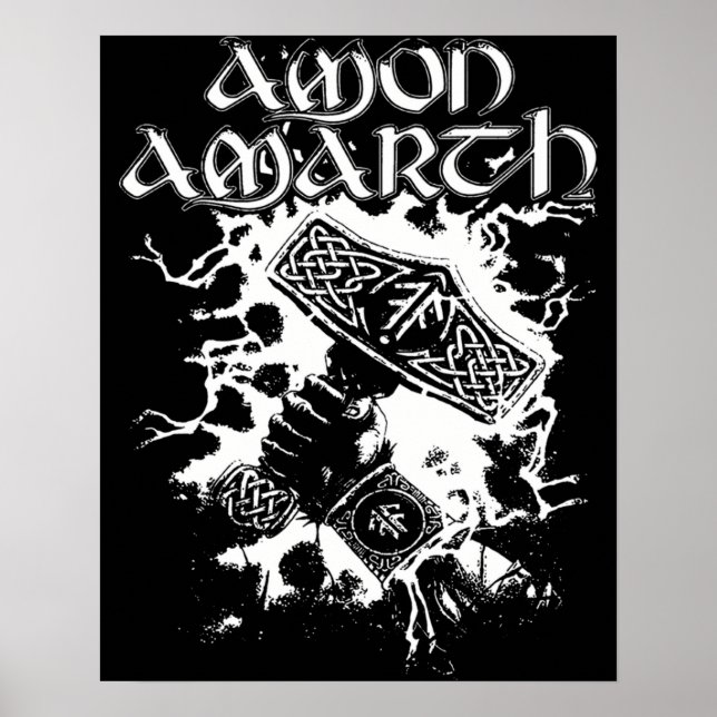 Affiche Cadeau Musique Rétro Pour Amon Amarth Love Fans (Devant)