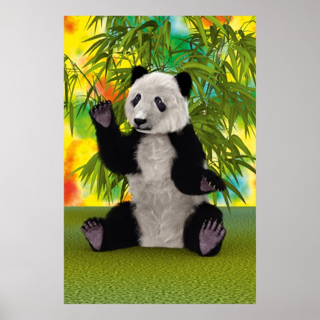 Affiche Cadeau parfait pour un ours panda mignon kawaii am (Devant)