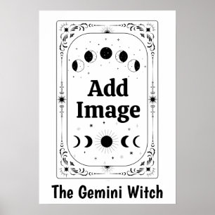 Affiche Cadeau personnalisé d'astrologie du zodiaque tarot