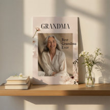 Cadeau photo personnalisé | Meilleure grand-mère q