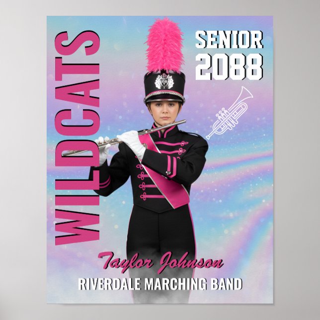 Affiche Cadeau photo personnalisé pour la fanfare des seni (Devant)