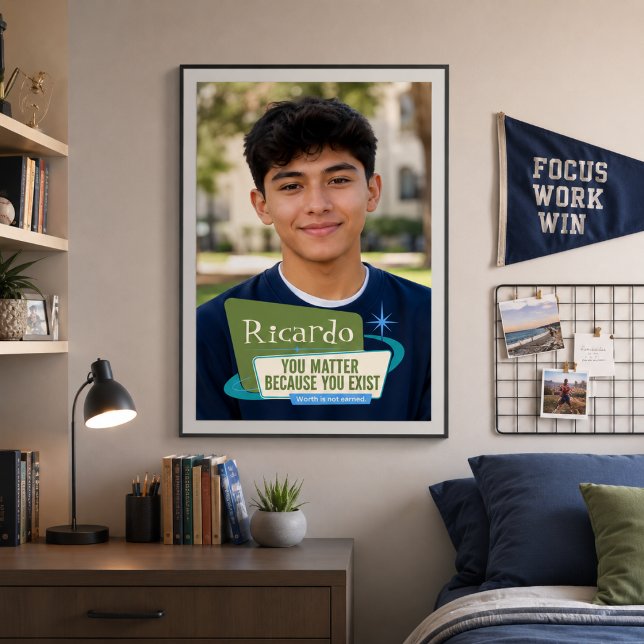 Affiche Cadeau photo personnalisé Vous comptez (Créateur téléchargé)