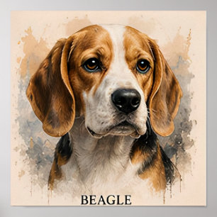Affiche Cadeau pour ami Beagle amateur de chiens