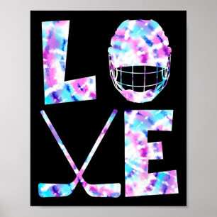 Affiche Cadeau pour amoureux de hockey sur glace Co. Amour