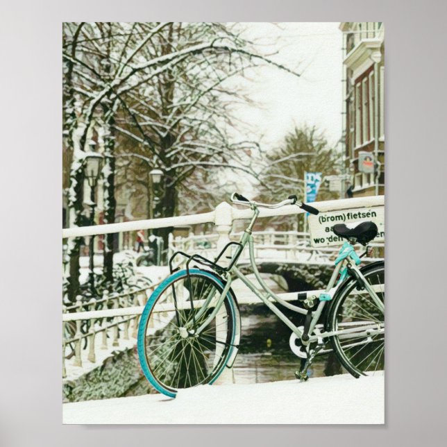 Affiche Cadeau pour amoureux du vélo (Devant)