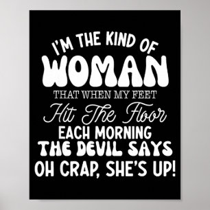 Affiche Cadeau pour femme citation motivationnelle femme c