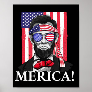 Affiche Cadeau pour hommes et garçons pour le 4 juillet de
