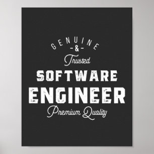 Affiche Cadeau pour ingénieur logiciel