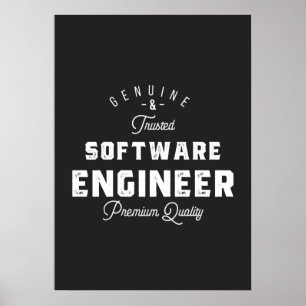 Affiche Cadeau pour ingénieur logiciel