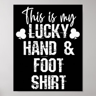 Affiche Cadeau pour joueur de jeu de cartes Hand And Foot